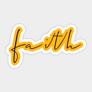 Faith Sticker